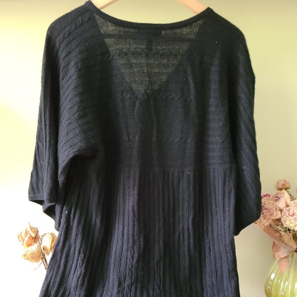 Joie Black Knitted Sweater Dress - Picture 2 of 3
